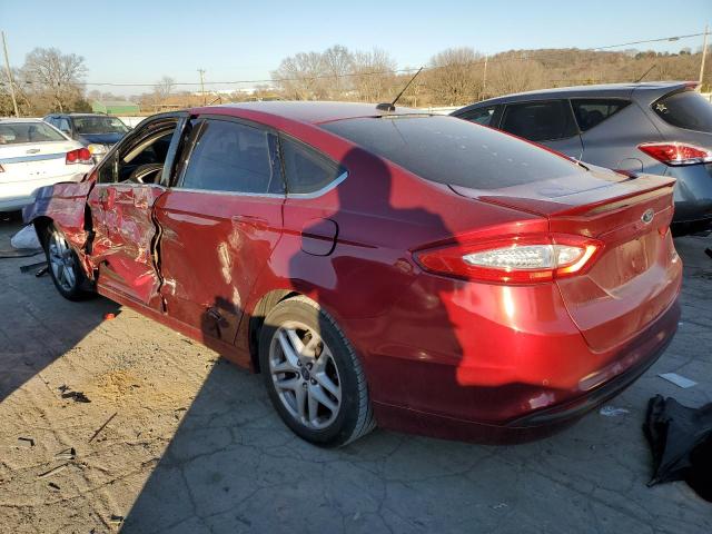 3FA6P0H73DR381149 - 2013 FORD FUSION SE MAROON photo 2