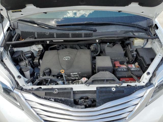 5TDDZ3DC2HS173038 - 2017 TOYOTA SIENNA XLE WHITE photo 11