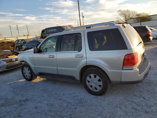 5LMEU68H65ZJ16824 - 2005 LINCOLN AVIATOR BEIGE photo 2