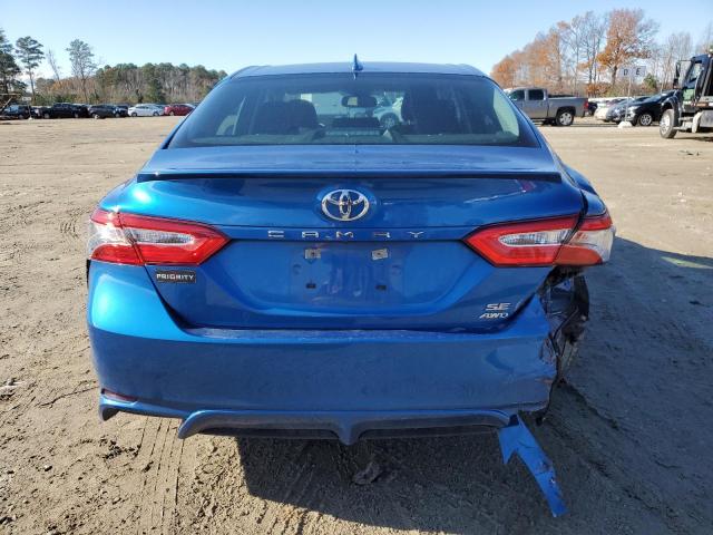 4T1M11BK8LU019729 - 2020 TOYOTA CAMRY SE BLUE photo 6