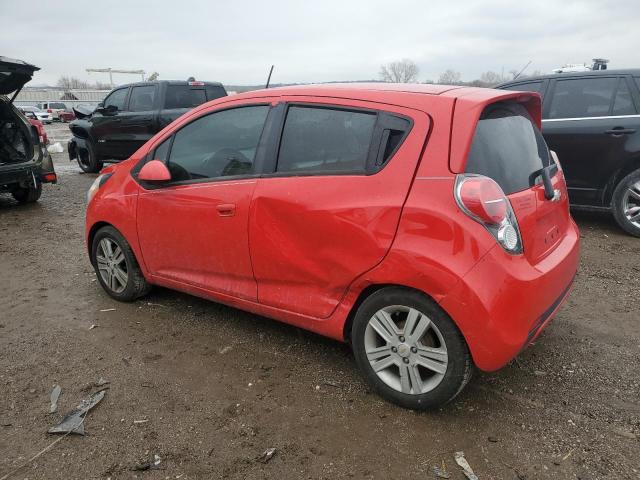 KL8CD6S95EC559963 - 2014 CHEVROLET SPARK 1LT RED photo 2