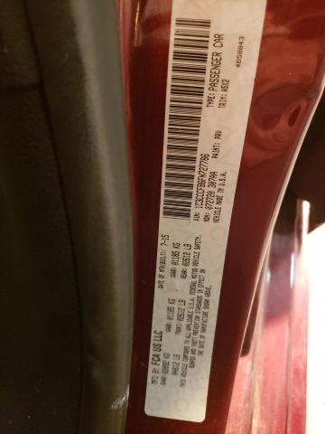 1C3CCCFB6FN727786 - 2015 CHRYSLER 200 LX RED photo 12