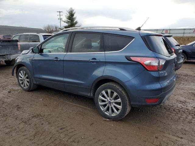 1FMCU9J92JUC75426 - 2018 FORD ESCAPE TITANIUM BLUE photo 2