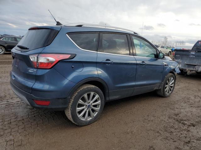 1FMCU9J92JUC75426 - 2018 FORD ESCAPE TITANIUM BLUE photo 3