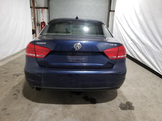 1VWBS7A34EC090289 - 2014 VOLKSWAGEN PASSAT SE BLUE photo 6