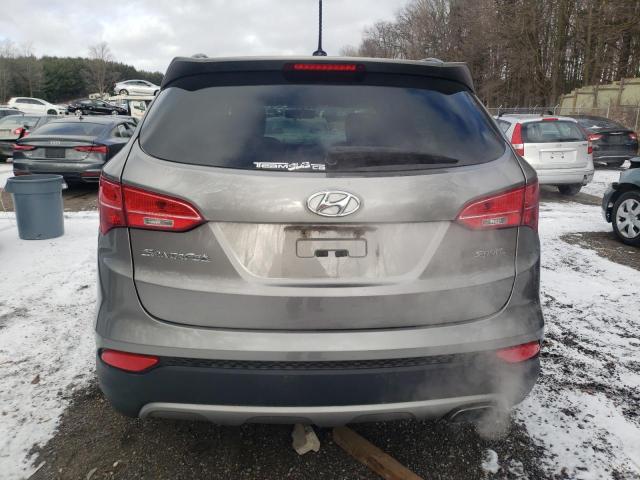 5XYZT3LB7EG186764 - 2014 HYUNDAI SANTA FE S GRAY photo 6