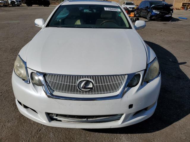 JTHBE96S180037009 - 2008 LEXUS GS 350 WHITE photo 5