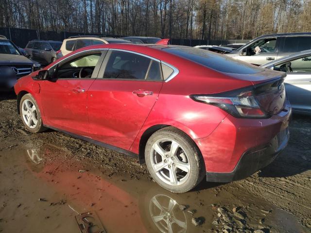 1G1RC6S50JU157539 - 2018 CHEVROLET VOLT LT RED photo 2