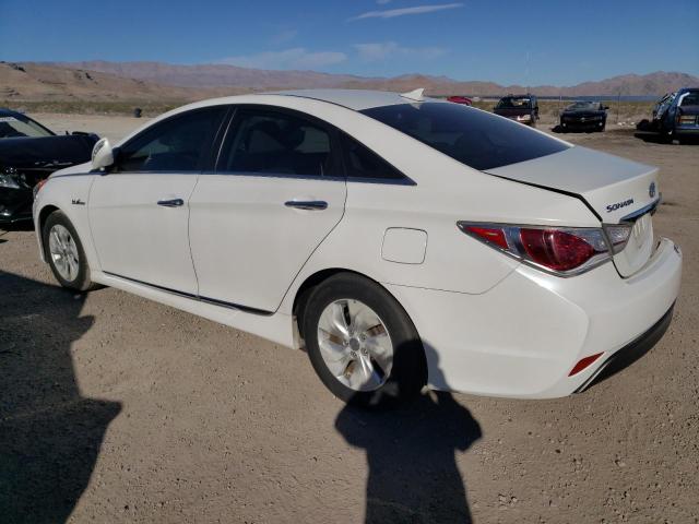 KMHEC4A40DA086606 - 2013 HYUNDAI SONATA HYBRID WHITE photo 2