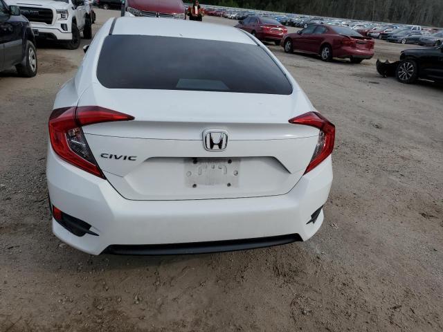 19XFC2E52JE001578 - 2018 HONDA CIVIC LX WHITE photo 6