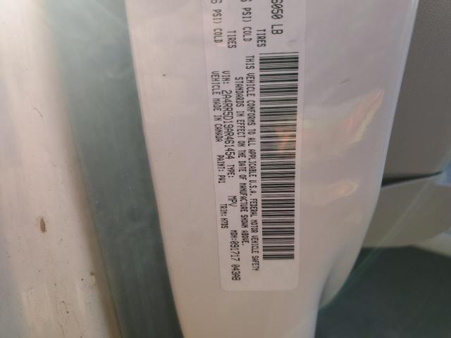 2A4RR5D19AR461454 - 2010 CHRYSLER TOWN & COU TOURING WHITE photo 13