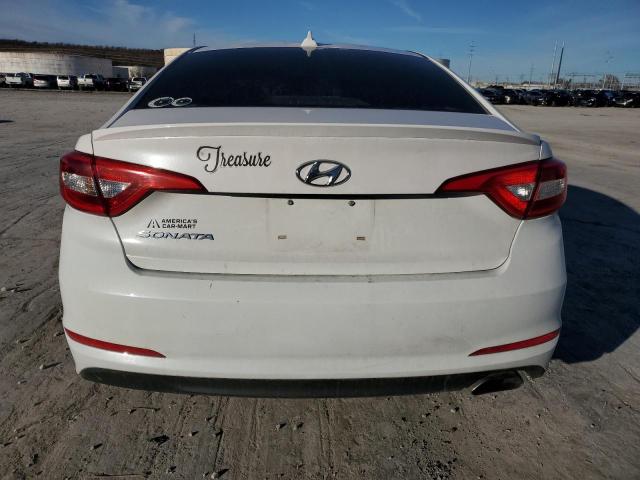 5NPE24AF5HH538718 - 2017 HYUNDAI SONATA SE WHITE photo 6