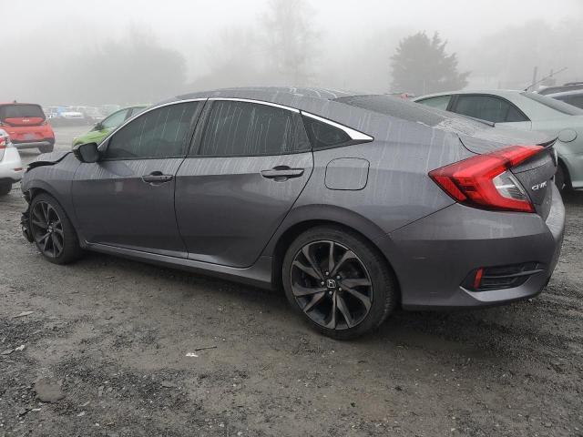 2HGFC2F82KH582550 - 2019 HONDA CIVIC SPORT CHARCOAL photo 2