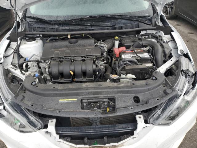 3N1AB7AP4KY282688 - 2019 NISSAN SENTRA S WHITE photo 11