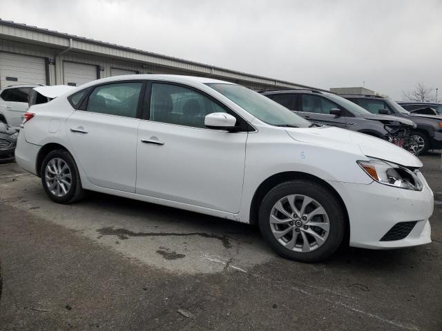 3N1AB7AP4KY282688 - 2019 NISSAN SENTRA S WHITE photo 4