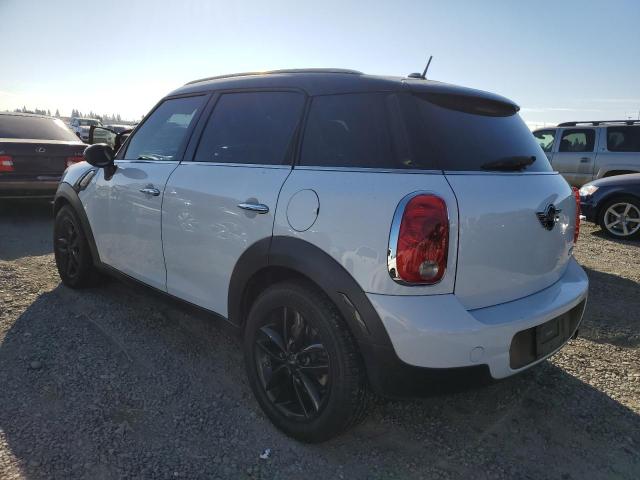 WMWZB3C52DWM07599 - 2013 MINI COOPER COUNTRYMAN WHITE photo 2