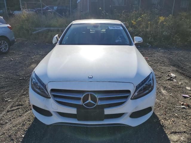 55SWF4KB0GU108059 - 2016 MERCEDES-BENZ C 300 4MATIC WHITE photo 5