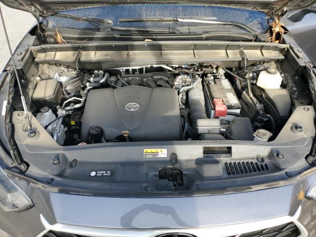 5TDGZRAH7NS556775 - 2022 TOYOTA HIGHLANDER XLE GRAY photo 12