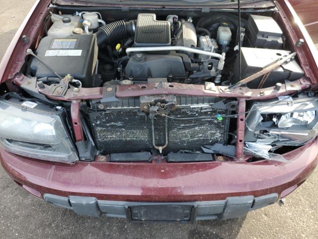 1GNET16S956143326 - 2005 CHEVROLET TRAILBLAZE EXT LS RED photo 12