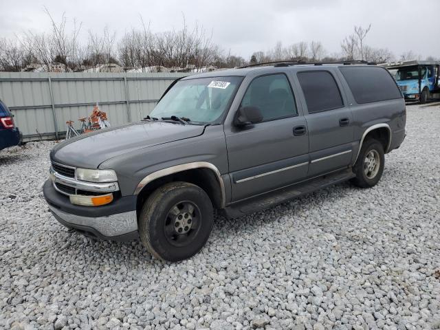 3GNFK16Z22G219337 - 2002 CHEVROLET SUBURBAN K1500 GRAY photo 1