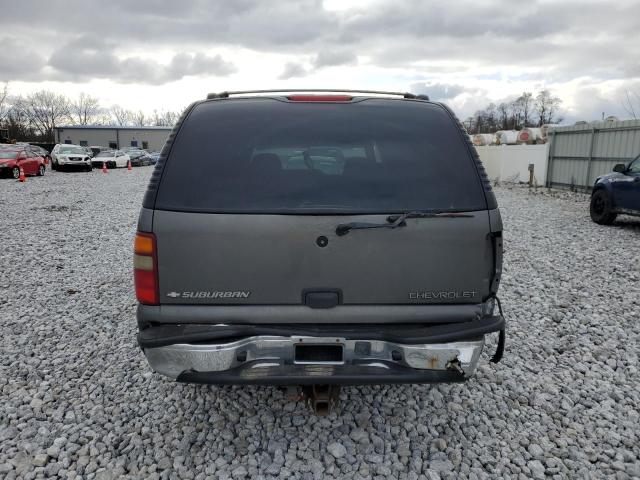 3GNFK16Z22G219337 - 2002 CHEVROLET SUBURBAN K1500 GRAY photo 6