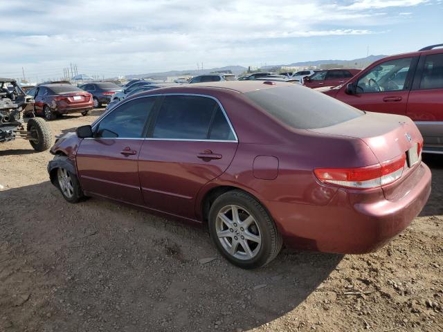 1HGCM66514A069661 - 2004 HONDA ACCORD EX BURGUNDY photo 2