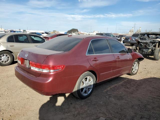 1HGCM66514A069661 - 2004 HONDA ACCORD EX BURGUNDY photo 3