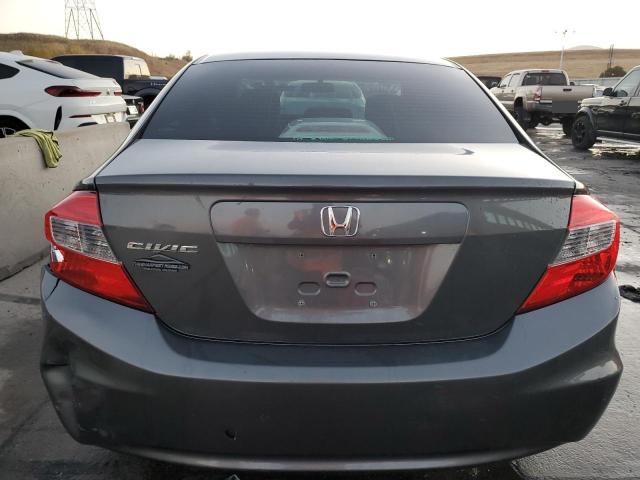 2HGFB2F59CH597279 - 2012 HONDA CIVIC LX GRAY photo 6