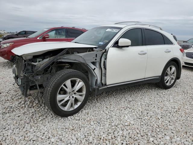 JN8CS1MU6DM140020 - 2013 INFINITI FX37 WHITE photo 1