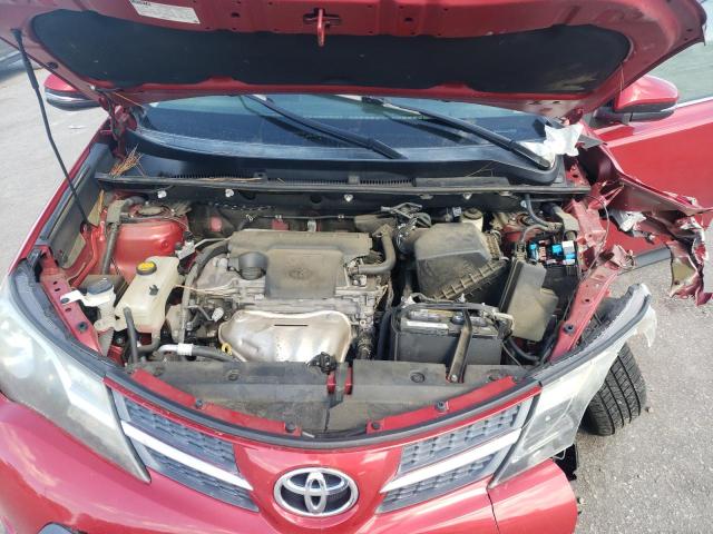 2T3WFREV0FW131922 - 2015 TOYOTA RAV4 XLE RED photo 11