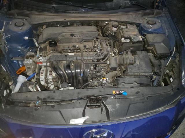 5NPLM4AG9MH038940 - 2021 HYUNDAI ELANTRA SEL BLUE photo 11