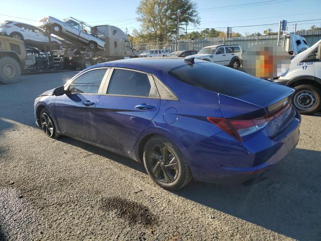 5NPLM4AG9MH038940 - 2021 HYUNDAI ELANTRA SEL BLUE photo 2