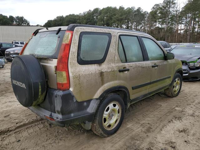 SHSRD78556U415967 - 2006 HONDA CR-V LX TAN photo 3