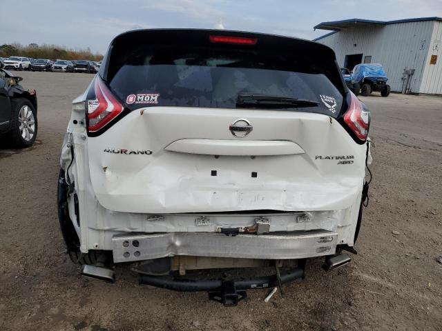 5N1AZ2MH1HN165832 - 2017 NISSAN MURANO S WHITE photo 6