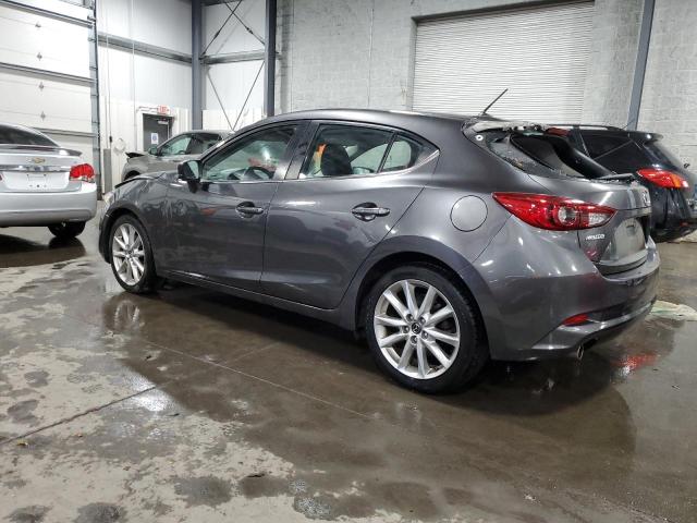 JM1BN1L38H1123279 - 2017 MAZDA 3 TOURING GRAY photo 2