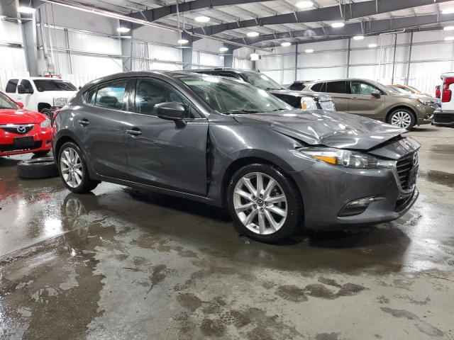 JM1BN1L38H1123279 - 2017 MAZDA 3 TOURING GRAY photo 4