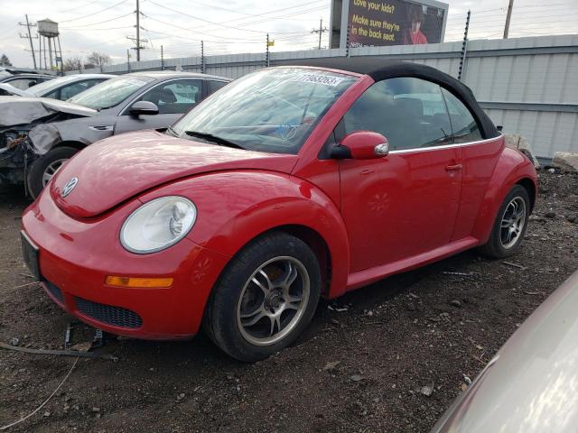 3VWRF31YX7M422650 - 2007 VOLKSWAGEN NEW BEETLE CONVERTIBLE OPTION PACKAGE 1 RED photo 1