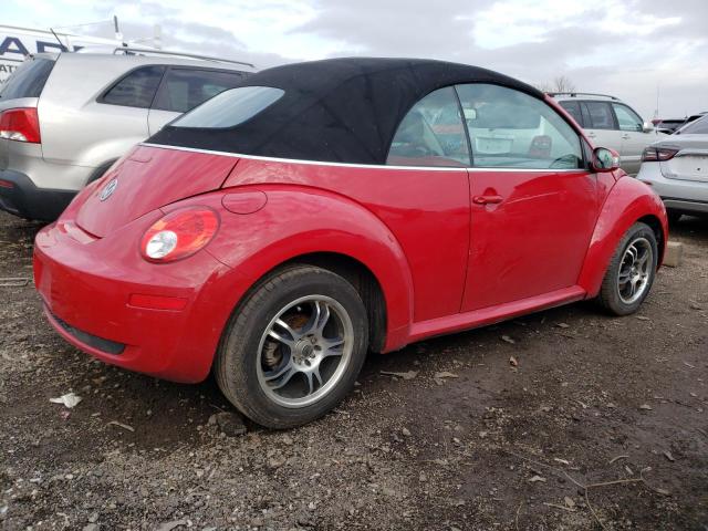 3VWRF31YX7M422650 - 2007 VOLKSWAGEN NEW BEETLE CONVERTIBLE OPTION PACKAGE 1 RED photo 3