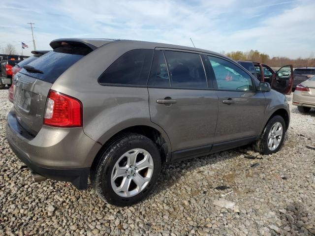 2FMDK3JC5DBA49653 - 2013 FORD EDGE SEL GRAY photo 3