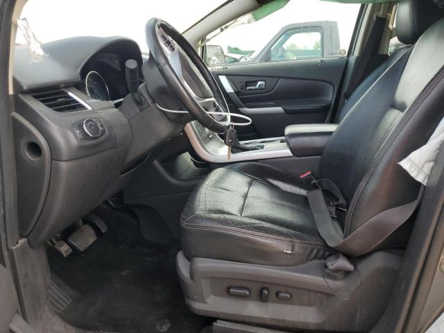 2FMDK3JC5DBA49653 - 2013 FORD EDGE SEL GRAY photo 7