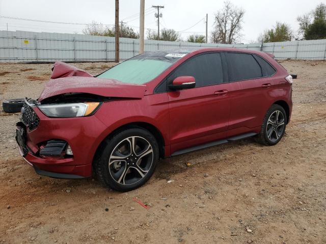 2FMPK4AP4KBC47921 - 2019 FORD EDGE ST BURGUNDY photo 1