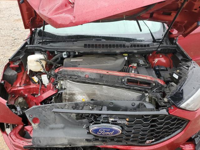 2FMPK4AP4KBC47921 - 2019 FORD EDGE ST BURGUNDY photo 11