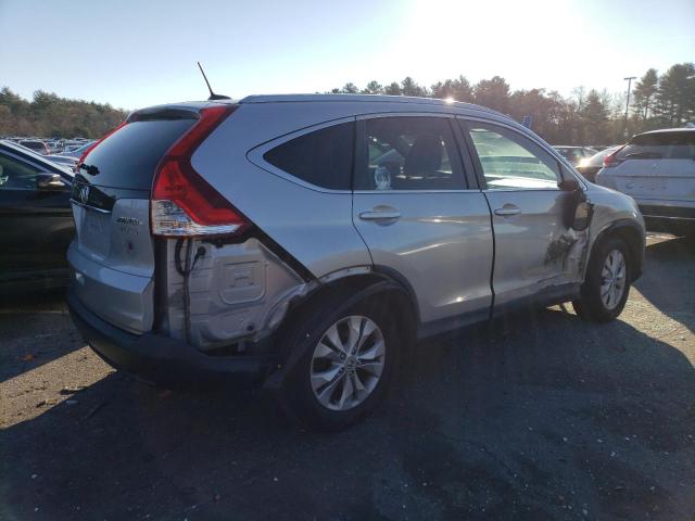 5J6RM4H72EL060799 - 2014 HONDA CR-V EXL SILVER photo 3