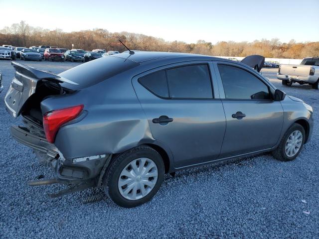 3N1CN7AP5JL834369 - 2018 NISSAN VERSA S GRAY photo 3