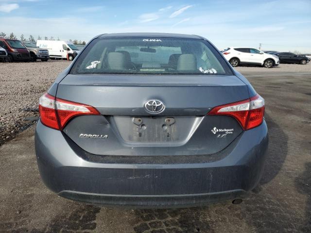 5YFBURHE0EP104499 - 2014 TOYOTA COROLLA L GRAY photo 6