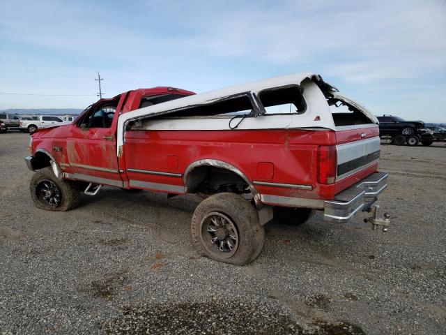 1FTHF36G0SNB78925 - 1995 FORD F350 RED photo 2