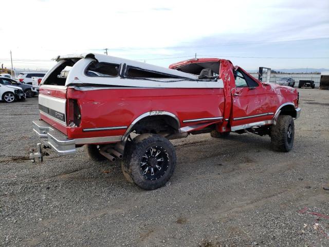 1FTHF36G0SNB78925 - 1995 FORD F350 RED photo 3