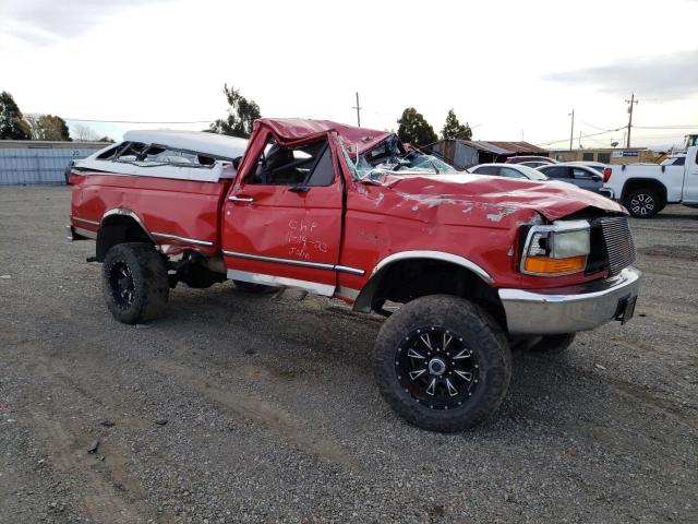 1FTHF36G0SNB78925 - 1995 FORD F350 RED photo 4