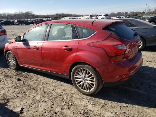 1FAHP3M2XCL243898 - 2012 FORD FOCUS SEL RED photo 2