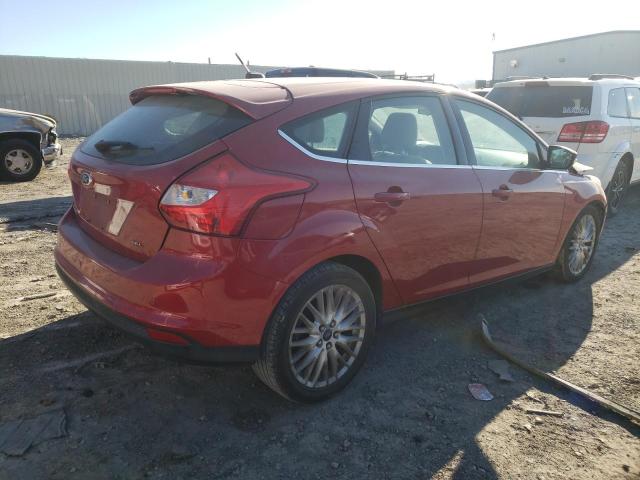 1FAHP3M2XCL243898 - 2012 FORD FOCUS SEL RED photo 3